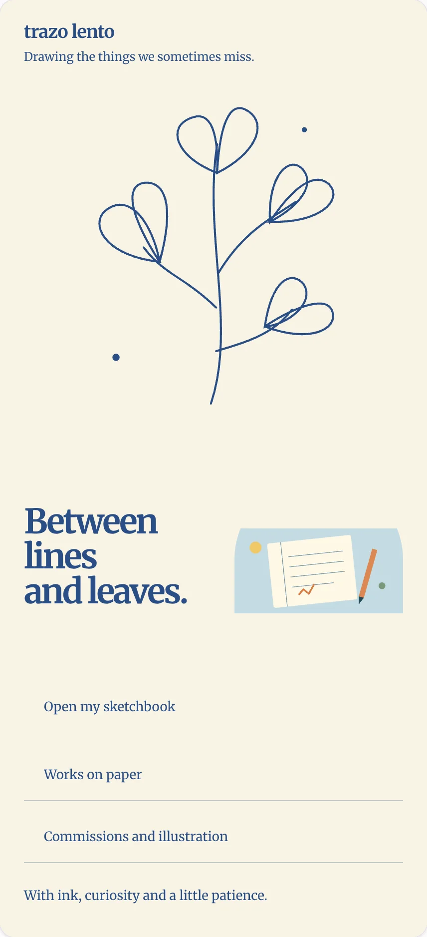 Illustriertes Notizbuch — Galerie