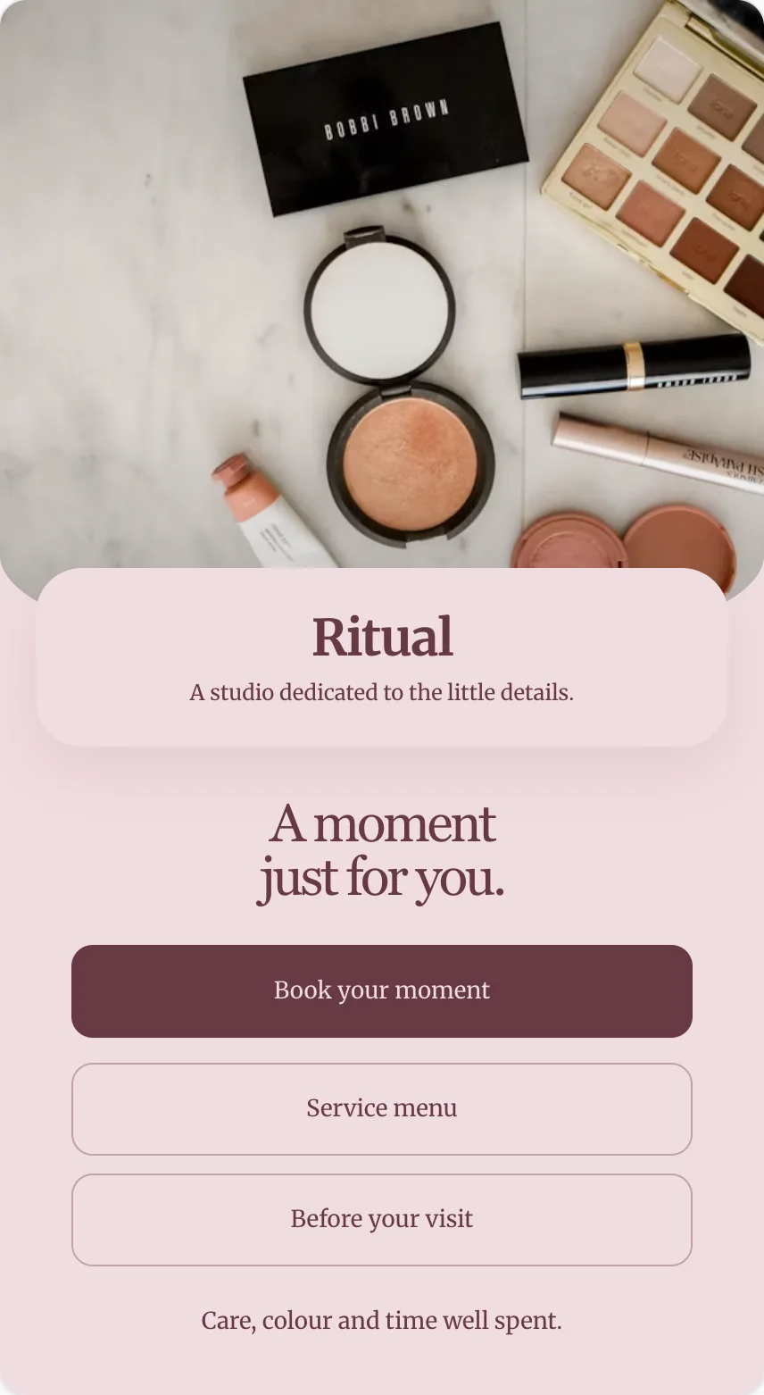 Beauty-Ritual — Porträt
