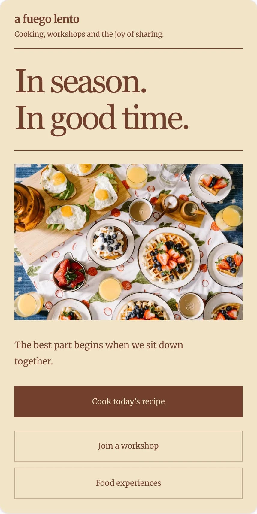 Küche des Küchenchefs — Editorial