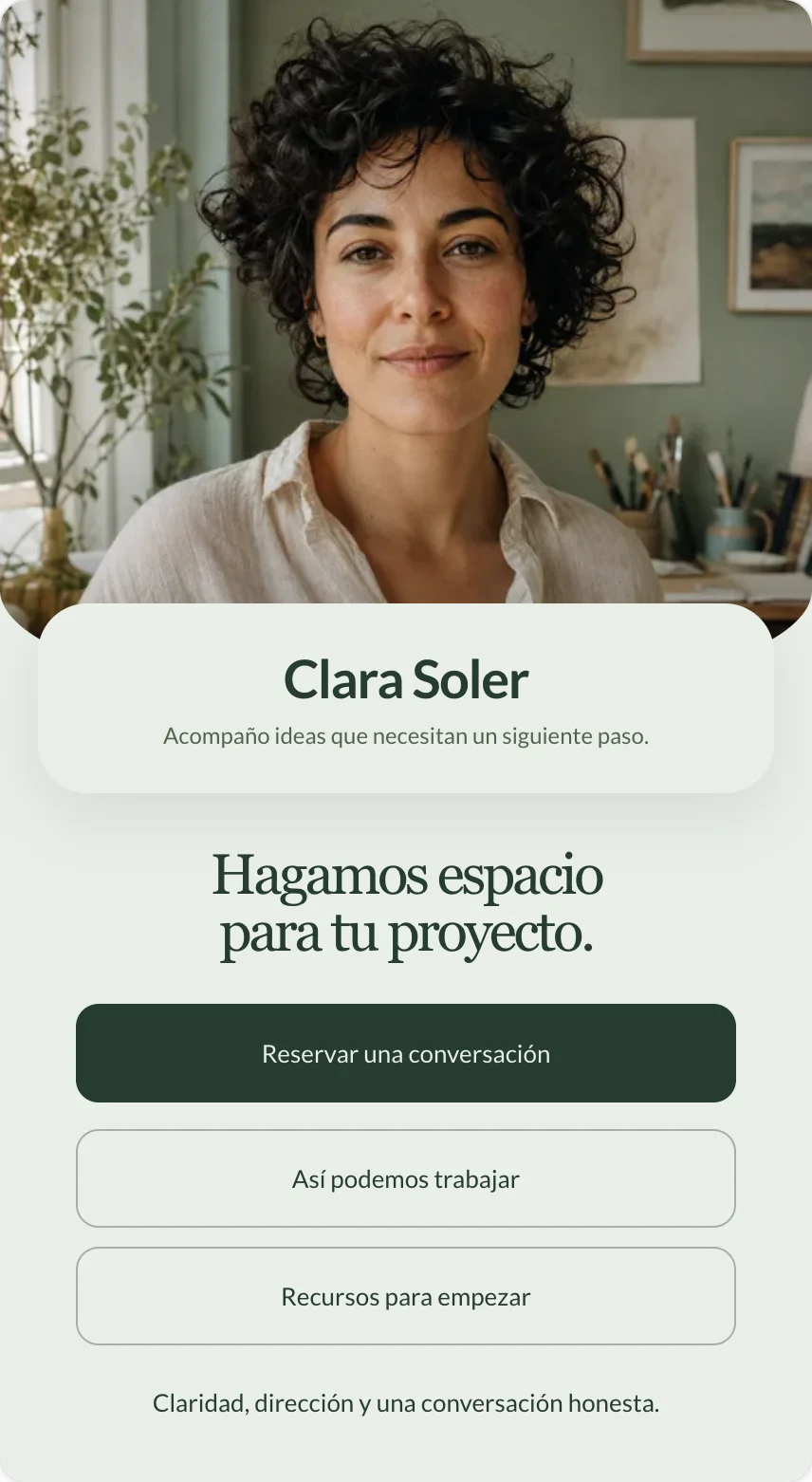 Consulta Profesional — Retrato