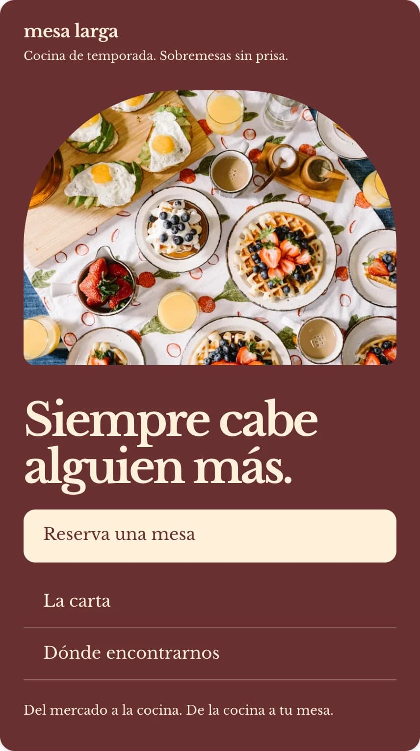 A la Mesa — Directorio