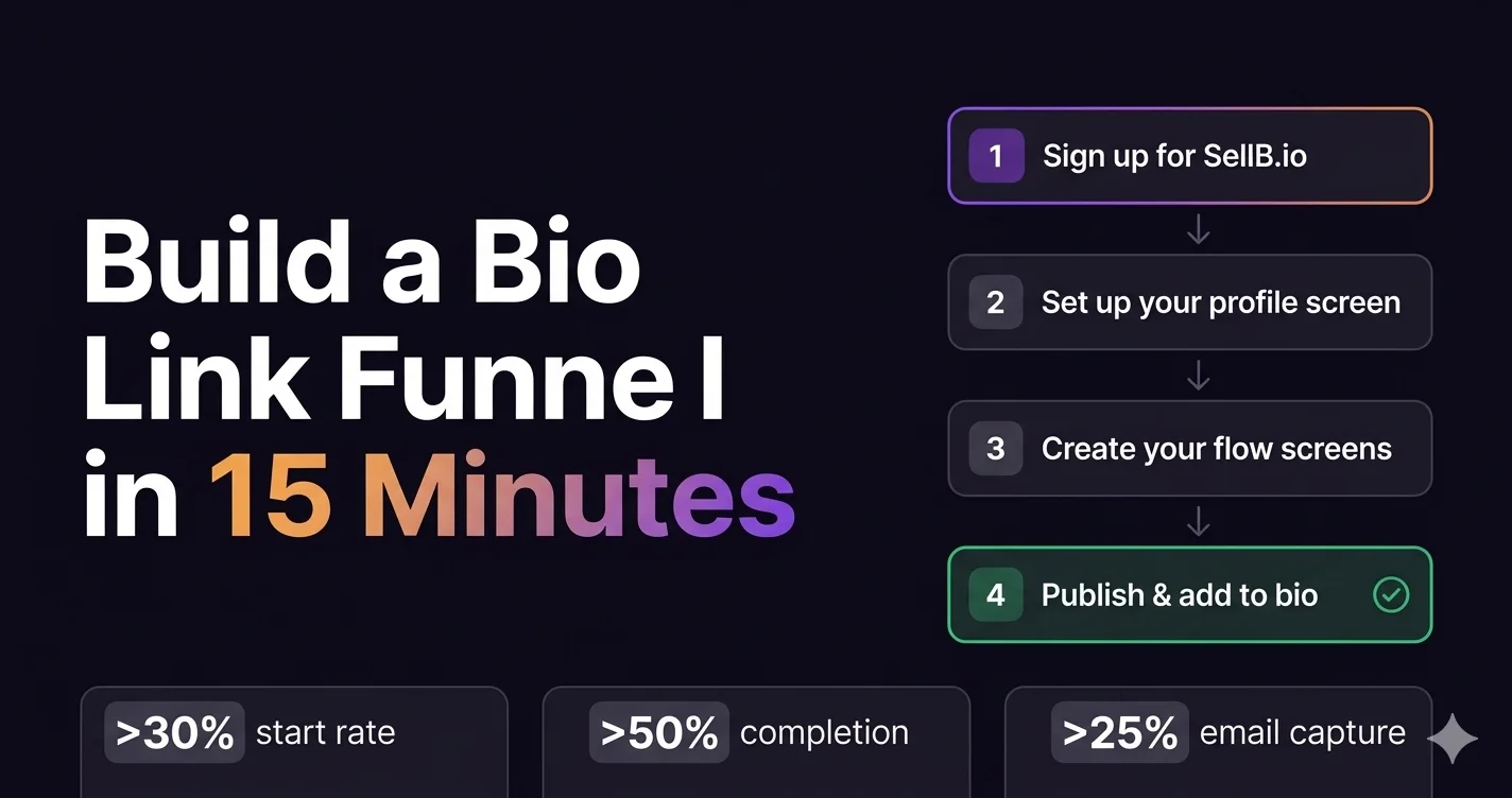 How to Build a Bio Link Funnel in Under 10 Minutes (No Code)