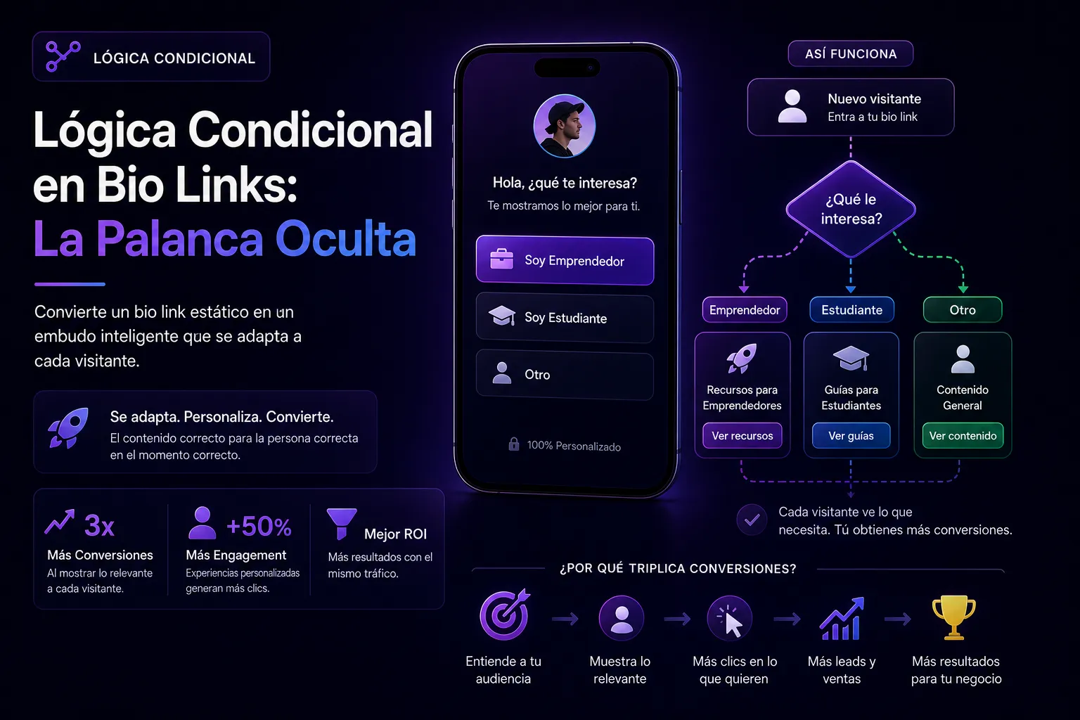 Lógica Condicional en Bio Links: La Palanca Oculta