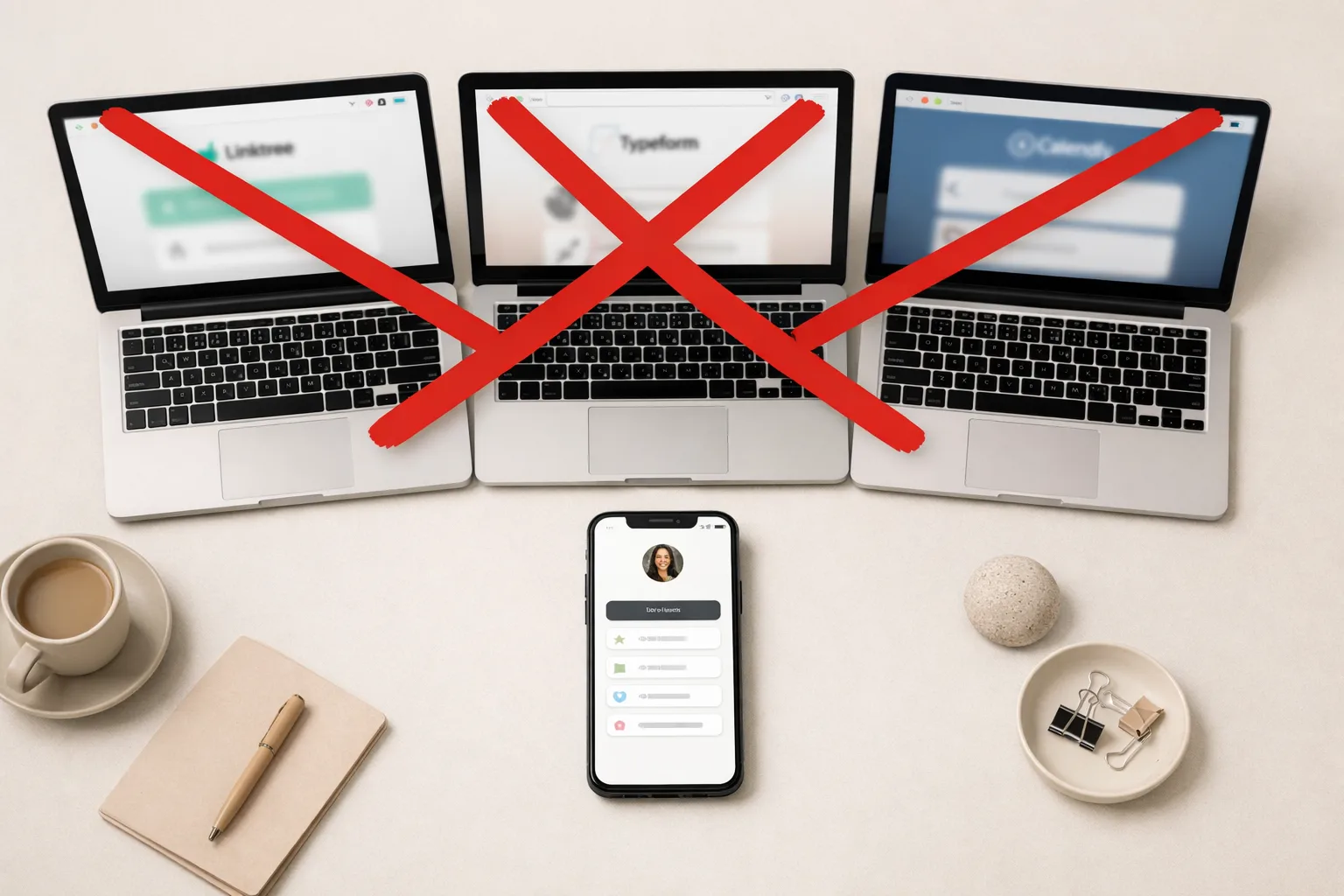 Cómo Reemplazar Linktree, Typeform y Calendly con un Solo Link (2026)
