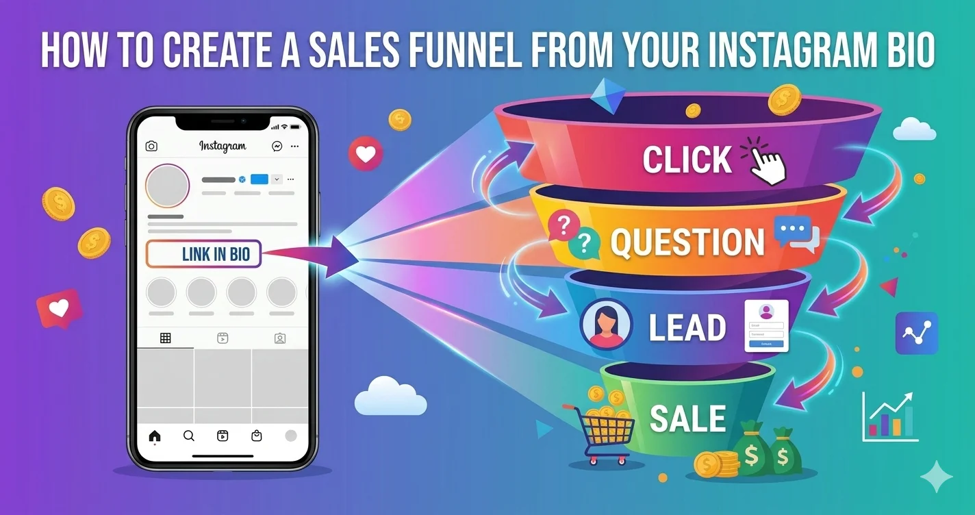 How to Create a Sales Funnel from Your Instagram Bio