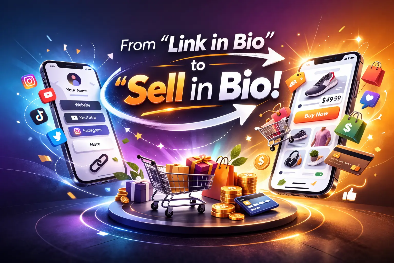 Link in Bio vs Sell in Bio: o novo conceito que muda tudo